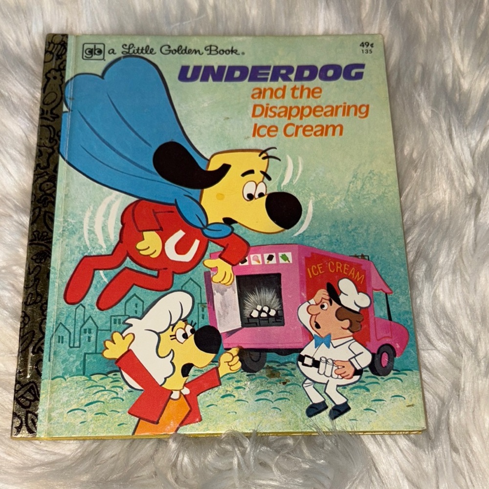Vibrant Blue and Red Underdog Adventure Book